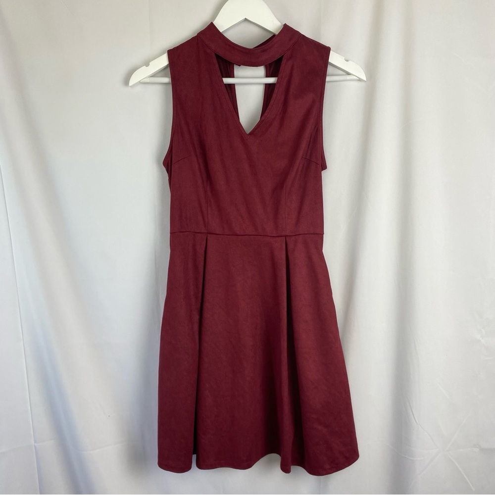 J. Roberts Faux Sueded Pocket Dress size Small - Picture 3 of 8